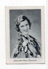 Jeanette MacDonald 1931 Josetti Film Star Cigarette Card #91 picture