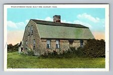 Duxbury MA-Massachusetts, Miles Standish House, Vintage Postcard picture