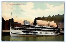 c1910's S. S. Steamer Ship American Buffalo New York NY Posted Antique Postcard picture