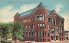 Postcard Public Library Minneapolis Minnesota picture