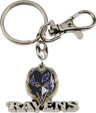 Baltimore Ravens Keychain Metal Heavyweight Team Logo Key Ring picture