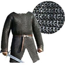 Flat Riveted With Flat Washer Chainmail shirt 10 mm large Size full sleeve  picture