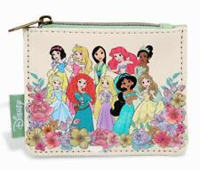 Loungefly Disney Chibi Princess Floral Zippered Top Cardholder New with Tags picture