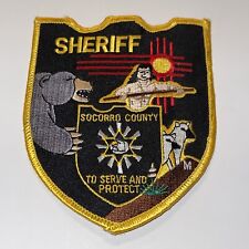 SOCORRO COUNTY NEW MEXICO SHERIFF SHOULDER PATCH OBSOLETE POLICE picture