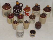 VINTAGE LOT OF (14) SMALL SOUVENIR & OTHER JUGS & CROCKS DIFFERENT SIZES picture