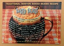 Recipe Postcard MA:  Traditional Boston Baked Beans. picture