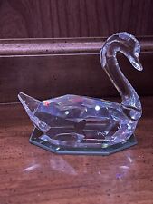 Swarovski Large Crystal Swan Figurine  844168.  Signed By Artist. Org. Box COA. picture