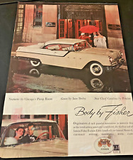 1954 Pontiac Star Chief Catalina / Jane Derby - Vintage Print Ad - Has Some Wear picture