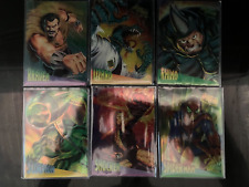 LOT OF 6 MARVEL FLEER ULTRA CLEAR CHROME VENOM TRADING CARDS 1995 LIMITED picture