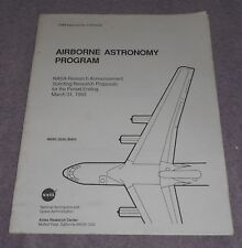 NASA Notice Airborne Astronomy Oberservation 1993 Research Announcement Booklet  picture