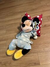 New w/tag Disney Mickey Mouse PJs Sleeping  Pillow Plush Toy Doll Disneyland Vtg picture