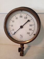 Vintage Ashcroft 1850 USA Pressure  Gauge Steampunk  5.5 In Diameter picture