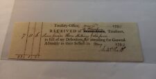 1793 dated Connecticut Pay Order for Attending the General Assembly MINT Cond. picture