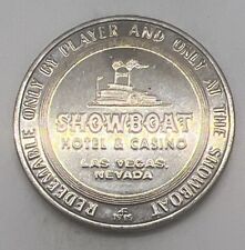 Showboat $1 Slot Gaming TOKEN Casino Las Vegas Nevada Franklin Mint 1965 picture