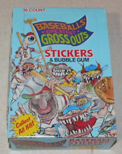 1988 Leaf Baseball's Greatest Grossouts full or box of 36 sealed packs. picture