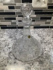 Vintage Marshall Fields Hand Cut Crystal Decanter picture