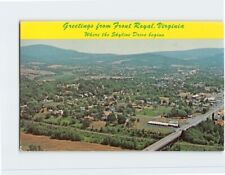 Postcard Front Royal VA Skyline Drive Shenandoah Valley Blue Ridge Mountains picture