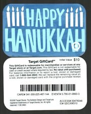 TARGET Happy Hanukkah ( 2006 ) Gift Card ( $0 ) V2 - RARE picture