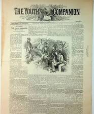 Youth's Companion Magazine Aug 6 1885 FN picture