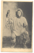 NOME AK - ESKIMO NORTHERN CRAB DEALER Goetze ca 1902 Albertype Postcard RARE picture