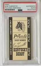 Ron Turcotte Signed Kentucky Derby Betting Tote Secretariat PSA DNA AUTOGRAPH picture