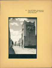 Enrique Cervantes, Mexico, Casa del Faldon, in the square of San Sebastian Vin picture