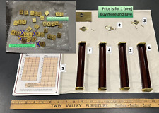 Pick 1 - Rare Franklin Mint Scrabble Replacement - Holders Tiles Emblems Sheets picture