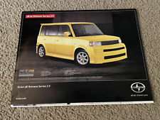 Vintage 2005 TOYOTA SCION xA & xB SERIES 2.0 tC SUPERCHARGER PRINT AD 2-SIDED picture