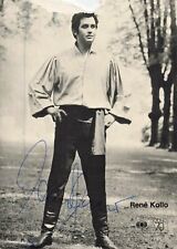 Rene Kollo  Signed Autographed Postcard Photo picture