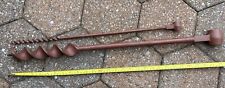 Two Vintage Scotch Eye Augers- Barrel Eye Auger Ex Military 1/2” & 2” picture
