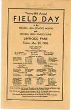 Field Day - Wichita High School North & East - Linwood Park, 1936 - Kansas picture