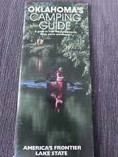 1986 Oklahoma's Camping Guide America's Frontier Lake State brochure picture