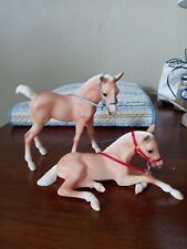 Breyer Traditional AMBER and ASHLEY Twin Palomino Foals - #1256 - 2004-2005 picture