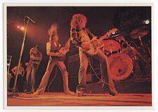 Status Quo Card Panini Pop Stars Sticker 1975 Mini-Poster Vintage Rock #2 picture