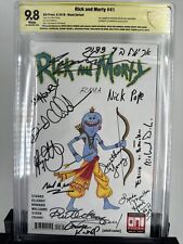 Rick and Morty #41 CBCS SS 9.8 14x Signed and Sketched Ultra Rare picture