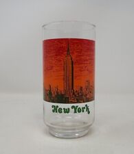 Vintage Nedicks New York City Restaurant Advertising Drinking Glass Cup NY picture