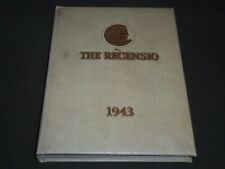 1943 THE RECENSIO MIAMI UNIVERSITY YEARBOOK - OXFORD OHIO - PHOTOS - YB 1069 picture