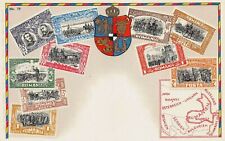 Romania, Classic Stamp Images on Early Postcard, Published by Ottmar Zieher picture
