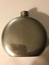 Vintage Barware - Stylish Bartender Flask Solid Colonial Pewter by BOARDMAN 646 picture