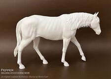 NEW 1:9 scale unpainted artist resin walking stock horse mare, PEPPER picture