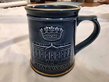 Chatsworth House Blue Coffee Mug Holkham England *EXTREMELY RARE* picture