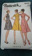 Vintage Butterick Wrap Dress Pattern 6103 Bust 38 picture
