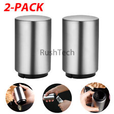 2x Automatic Beer Coke Soda Bottle Opener Stainless Steel Magnetic Cap Catcher picture