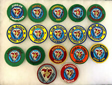 1985 Diamond Jubilee Complete Set of 17 National Issued Patches Mint [NY4400] picture
