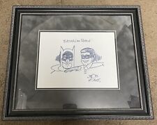 Bob Kane original art Signed w/coa picture