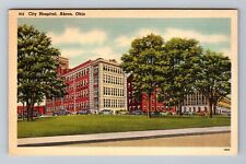 Akron OH-Ohio, City Hospital Vintage Souvenir Postcard picture