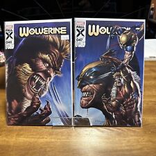WOLVERINE #46 & 47 MICO SUAYAN EXCLUSIVE CONNECTING VARIANT SET picture