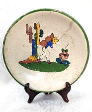 Tlaquepaque Mexican Pottery Bowl Mid 20th Century Vintage picture