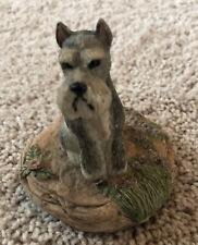 Schnauzer  Dog Figurine Earl Sherwan Charmstone picture