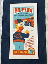 12 X 24 Limited Edition Homer Simpson Mr Plow Poster picture